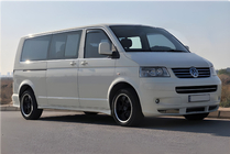 Volkswagen T5 2010–2015 Täydellinen ikkunankehyslistasarja (14 kpl, ruostumaton teräs) 2 sivuovea, lyhyt akselivali kuva 1