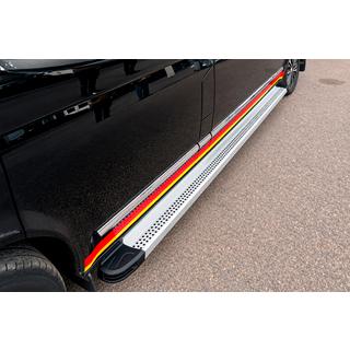 Maya V2 sivuportaat (2 kpl, alumiini) Volkswagen T5 2010–2015 kuva 4