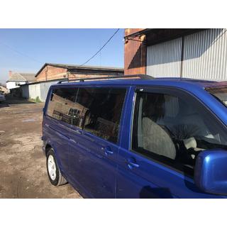 Mustat kattokaiteet Volkswagen T6 2015–2024 kuva 4
