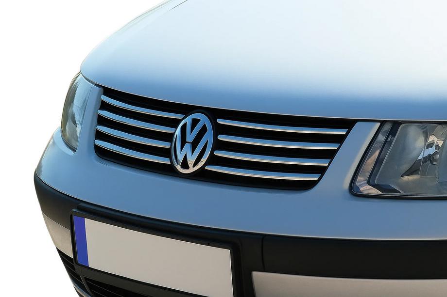 Volkswagen Passat B5 1997–2005 Säleikön listat (ruostumaton teräs) 2001-2005, OmsaLine - italialainen ruostumaton teräs Image