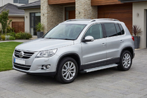 Volkswagen Tiguan 2007–2016 UUTUUS!!! Maya V2 sivuastinlaudat (2 kpl, alumiini) kuva 1