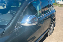 Volkswagen Touareg 2002–2010 Kromipeilinkuoret 2007-2010 (2 kpl, RST) OmsaLine – italialainen ruostumaton teräs kuva 5
