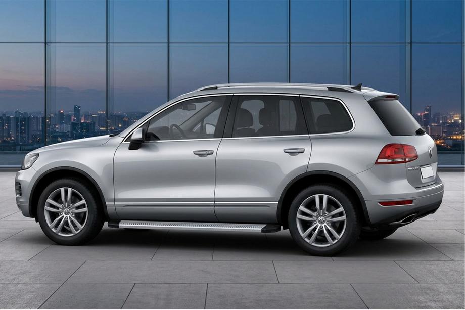 Volkswagen Touareg 2010–2018 Maya V2 sivuportaat (2 kpl, alumiini) Image
