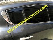 Renault Megane III 2009–2016 Ikkunoiden ylälistat (HB, 6 kpl, ruostumaton teräs) kuva 5