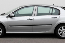 Renault Laguna 2007–2015 Ovipilarien listat (4 kpl, ruostumaton teräs) kuva 1