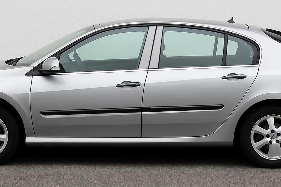 Renault Laguna 2007–2015 Ovipilarien listat (4 kpl, ruostumaton teräs) Image