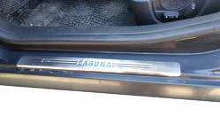 Renault Laguna 2007–2015 OmsaLine kynnyslistat (4 kpl, ruostumaton teräs) kuva 1