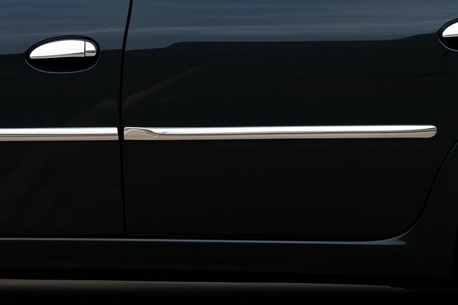 Dacia Logan I 2008–2012 Ovilistat (4 kpl, ruostumaton teräs) Carmos - turkkilainen teräs Image