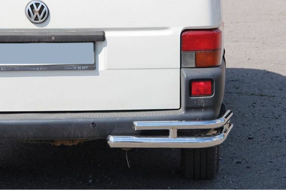 Volkswagen T4 Transporter 1990–2003 Takakulmasuojat, tupla AK003-Double (2 kpl, ruostumaton teräs) Image