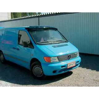 Tuulilasin visiiri (kiiltomusta, 5 mm) Mercedes Vito W638 1996–2003 kuva 4