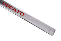 Fiat Ducato 2006–2025 LED-rekisterikilven ylälista (ruostumaton teräs) kuva 4