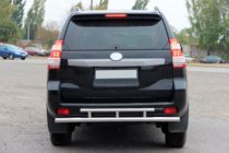 Toyota Land Cruiser Prado 150 2009–2023 Takasuojakaari AK002-2v2 (ruostumaton teräs) kuva 2