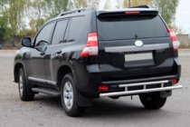 Toyota Land Cruiser Prado 150 2009–2023 Takasuojakaari AK002-2v2 (ruostumaton teräs) kuva 3
