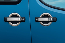 Fiat Doblo I 2001–2005 Ovenkahvan kromisuojat (4 kpl, ruostumaton teräs) kuva 1