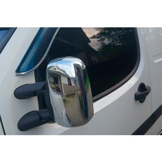 Kromiset peilinkuoret (2 kpl, muovi) Fiat Doblo I 2001–2005 kuva 3