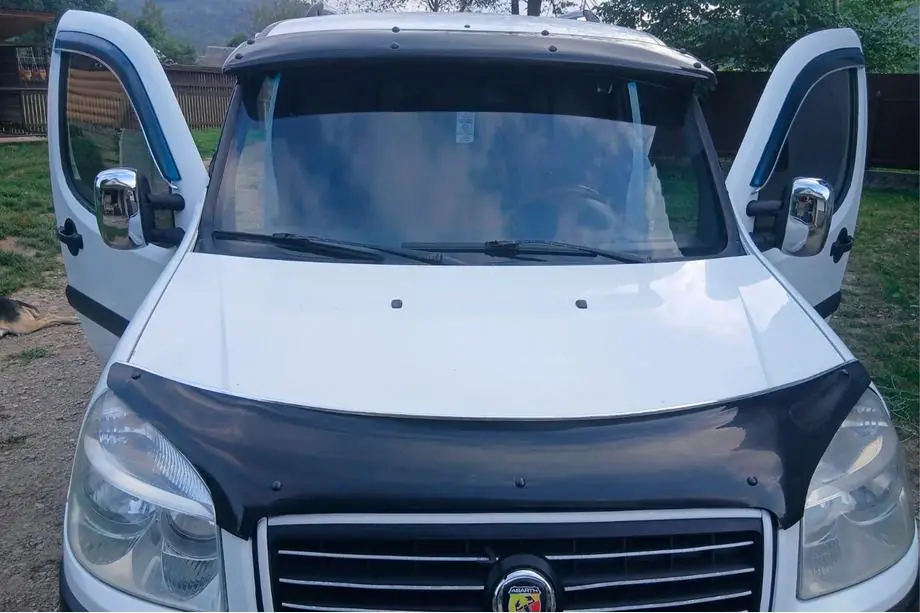 Fiat Doblo I 2001–2005 Kromiset peilinkuoret (2 kpl, muovi) Kuva 4