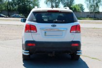 Kia Sorento II XM 2009–2014 Takapään tuplakulmaputket AK003-tupla (ruostumaton teräs) kuva 3