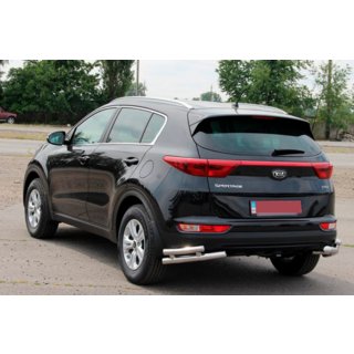 Takasuojan tuplakulmakaaret AK003-tupla (ruostumaton) Kia Sportage 2015–2021 kuva 4
