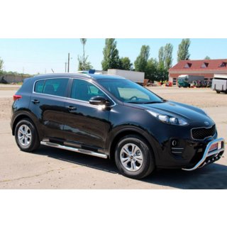 Sivusuojaputket BB002 (2 kpl, ruostumaton teräs) Kia Sportage 2015–2021 kuva 3