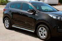 Kia Sportage 2015–2021 Sivupalkit BB001 (2 kpl, ruostumaton teräs) kuva 1