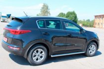Kia Sportage 2015–2021 Sivupalkit BB001 (2 kpl, ruostumaton teräs) kuva 3