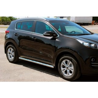 Sivupalkit BB001 (2 kpl, ruostumaton teräs) Kia Sportage 2015–2021 kuva 1