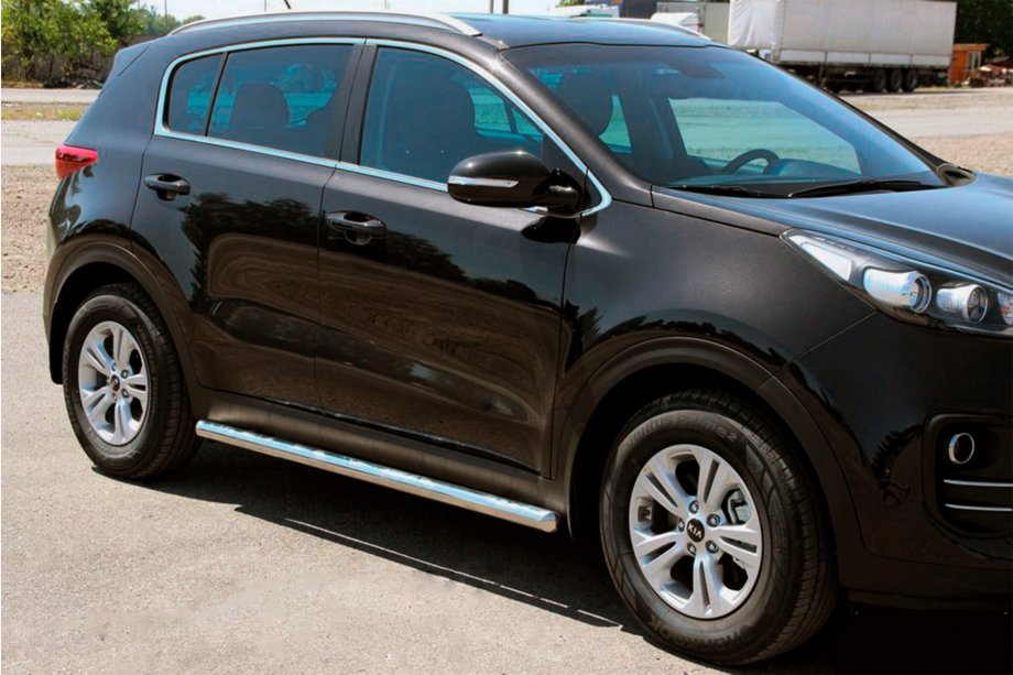 Kia Sportage 2015–2021 Sivupalkit BB001 (2 kpl, ruostumaton teräs) Image