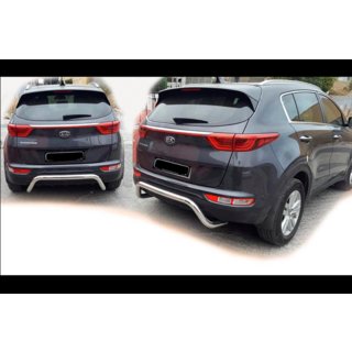Takasuoja AK007 (ruostumaton teräs) Kia Sportage 2015–2021 kuva 1