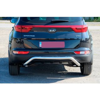 Takasuoja AK007 (ruostumaton teräs) Kia Sportage 2015–2021 kuva 2