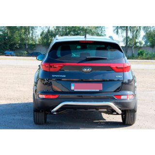 Takasuoja AK007 (ruostumaton teräs) Kia Sportage 2015–2021 kuva 4
