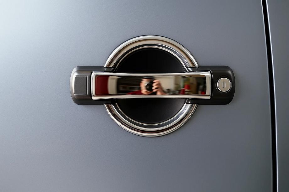 Fiat Doblo I 2005–2010 Ovenkahvan kromisuojat (4 kpl, ruostumaton teräs) Image