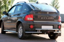 SsangYong Action 2005–2018 Takakaari AK005-2 (ruostumaton teräs) kuva 1