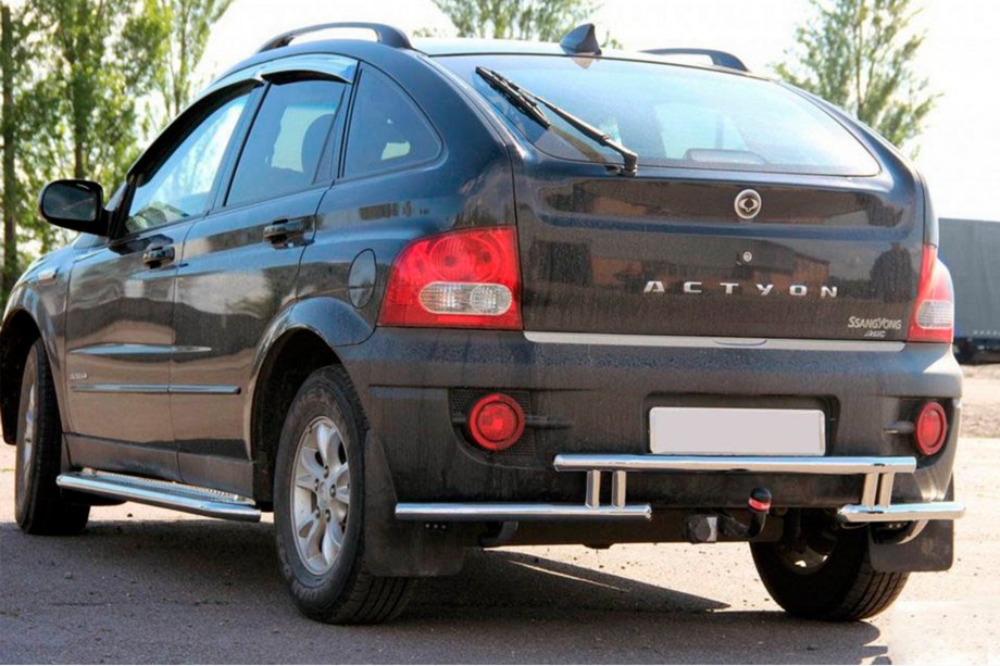 SsangYong Action 2005–2018 Takakaari AK005-2 (ruostumaton teräs) Image