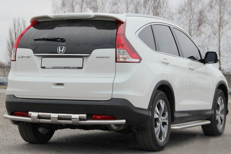 Honda CRV 2012–2016 Takakaari AK002, kaksinkertainen (ruostumaton teräs) Image