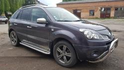 Renault Koleos 2008–2016 Premium-sivuporrasputket (2 kpl, ruostumaton teräs) 60 mm kuva 1