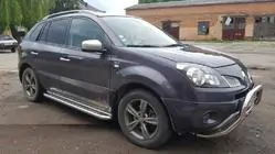 Renault Koleos 2008–2016 Premium-sivuporrasputket (2 kpl, ruostumaton teräs) kuva 1