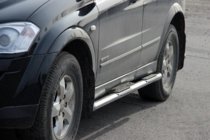 SsangYong Kyron 2005–2014 Sivuputket BB002 (2 kpl, ruostumaton teräs) kuva 1