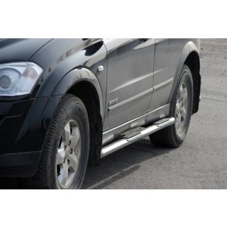Sivuputket BB002 (2 kpl, ruostumaton teräs) SsangYong Kyron 2005–2014 kuva 1