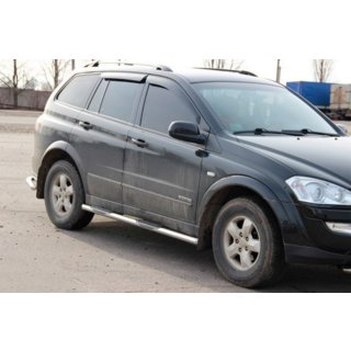 Sivuputket BB002 (2 kpl, ruostumaton teräs) SsangYong Kyron 2005–2014 kuva 3