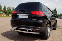 Mitsubishi Pajero Sport 2008–2015 Takasuojakaari AK002-2 (2 kpl, ruostumaton teräs) kuva 3