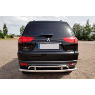 Takasuojakaari AK002-2 (2 kpl, ruostumaton teräs) Mitsubishi Pajero Sport 2008–2015 kuva 4