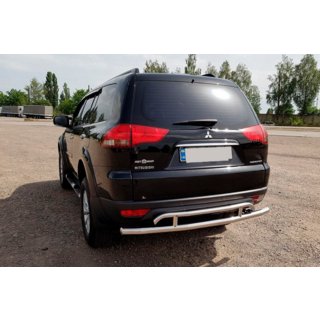 Takasuojakaari AK002-2 (2 kpl, ruostumaton teräs) Mitsubishi Pajero Sport 2008–2015 kuva 1