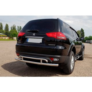 Takasuojakaari AK002-2 (2 kpl, ruostumaton teräs) Mitsubishi Pajero Sport 2008–2015 kuva 3
