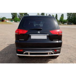 Takasuojakaari AK002-2 (2 kpl, ruostumaton teräs) Mitsubishi Pajero Sport 2008–2015 kuva 2