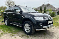 Mitsubishi Pajero Sport 2008–2015 Etupuskurisuoja ST015 (ruostumaton teräs) kuva 1