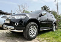 Mitsubishi Pajero Sport 2008–2015 Etupuskurisuoja ST015 (ruostumaton teräs) kuva 2