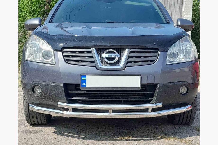 Nissan Qashqai 2010–2014 Etuinen kaksoiskeulasuojakaari ST014 (ruostumaton teräs) Image