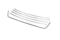 Volkswagen Caddy 2010–2015 Etupuskurin kromisuojalistat Comfort (5-os., ruostumaton teräs) kuva 3