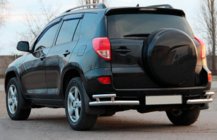 Toyota Rav 4 2006–2013 Takakulmat AK003-double (2 kpl, ruostumaton teräs) kuva 3