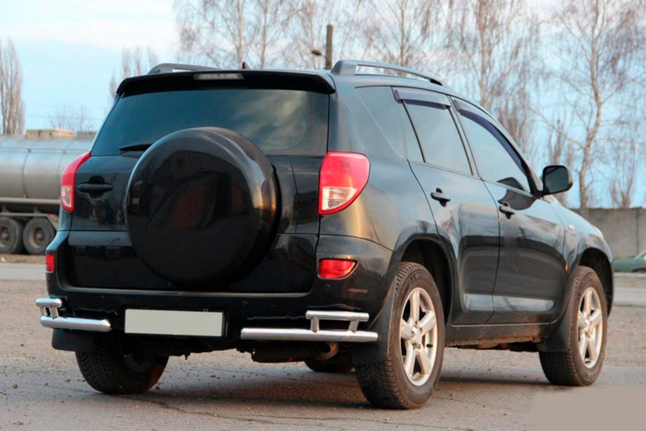 Toyota Rav 4 2006–2013 Takakulmat AK003-double (2 kpl, ruostumaton teräs) Image
